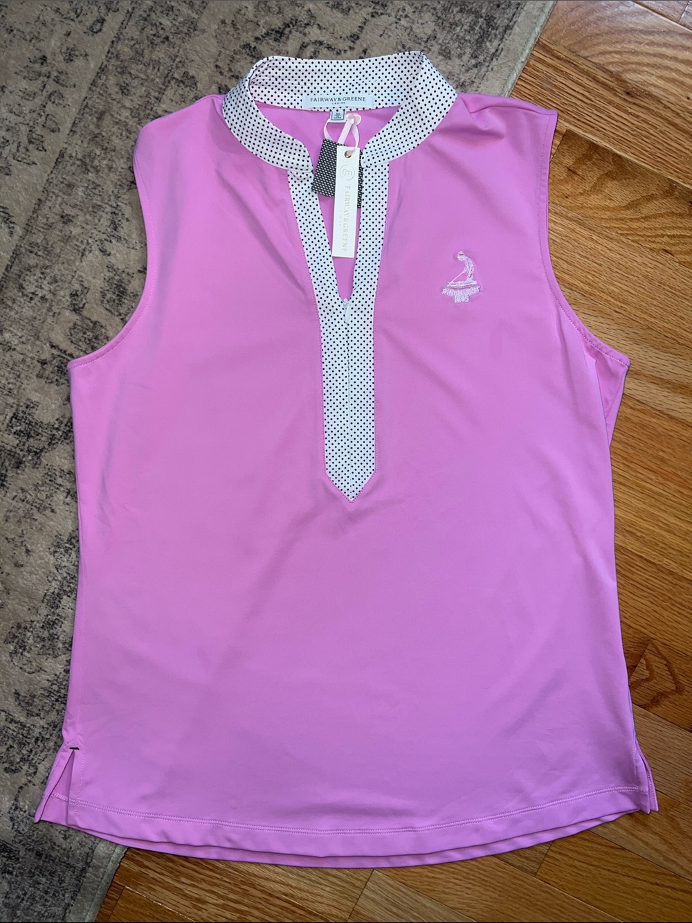 Fairway & Greene Women’s Golf Polo – Pink/Plum, NWT